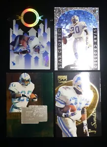 Barry Sanders UD Star Crossed, X-Press Die-Cut, SPX Infinite, Zenith 4 Karten Lot - Bild 1 von 2