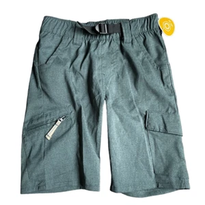 Wrangler Youth Cargo Shorts XS 4|5 Green Moisture Wicking Outdoor Lightweight Su - Picture 1 of 10