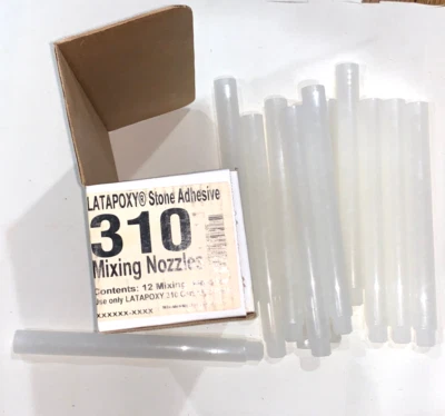 LATICRETE LATAPOXY Set of 12 Laticrete 310 Latapoxy Stone Adhesive Mixing Nozzles