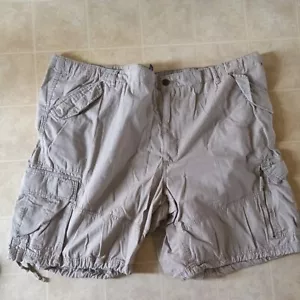 Pantaloncini cargo uomo Chaps grandi e alti beige taglia 50, cotone - Foto 1 di 3