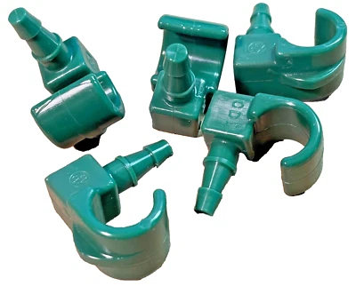 PACK DE 5, nuevos enchufes de gancho de línea final de tubo de savia de arce se adaptan a tubo de 3/16" ¡ENVÍO GRATUITO!! Foto 1 de 4
