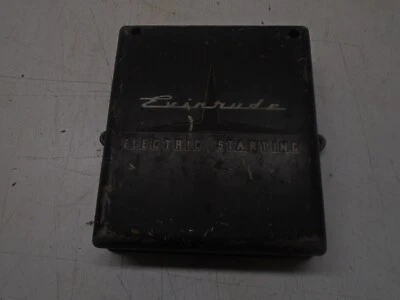 CB1 Vintage Evinrude Outboard Motor Electric Start Plate Cover W Diagram  203984 - Image 1 of 3