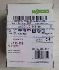 1PCS New Wago 750-352 Controller Ethernet PLC Digital Module 750-352 - Picture 1 of 1