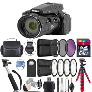 Nikon COOLPIX P950 Digital Camera + Spider Tripod + Case - 64GB Bundle - Picture 1 of 7