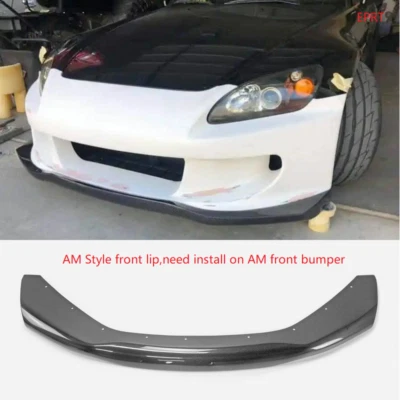 For Honda S2000 AP1 AP2 AM Type Carbon Fiber Front Lip (Fit for AM front bumper) Foto 1 de 4