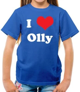 I Love Olly - Kids T-Shirt - 2024 Song Dizzy UK Euro Vision - Picture 1 of 13
