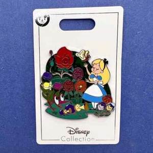 Disney Parks Alice in Wonderland Family Series Flowers Garden Trading Pin - NEW - Picture 1 of 5