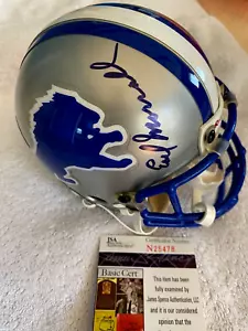 EARL MORRALL Signed Lions Mini Football Helmet-JSA Authenticated - Picture 1 of 2