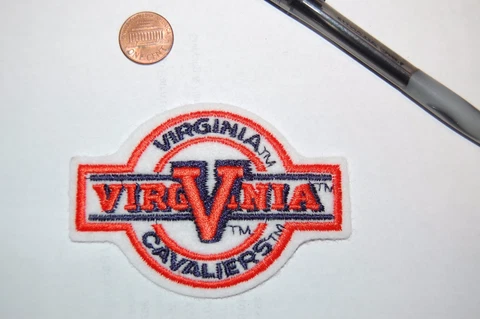 Virginia Cavaliers 3 3/4" Banner Logo Patch College Cover