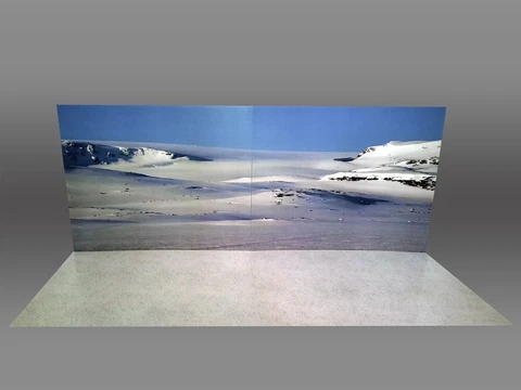 Oversize Hoth Glacier Backdrop Star Wars TVC Black Series Hasbro Kenner Cover