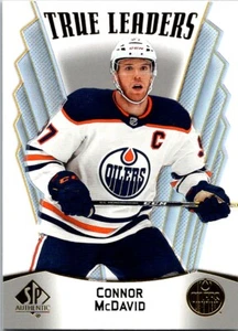 2021-22 SP Authentic True Leaders Connor McDavid #TL-1 - Picture 1 of 2