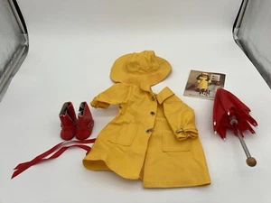 American Girl Puppe Molly im Ruhestand gelb regenglitzer/Hut, Ausrüstung, P.C. 1991-92 - Bild 1 von 4