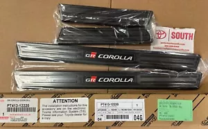 Genuine OEM Toyota GR Corolla Hatchback Set Of 4 Door Sill Guards PT413-12220 - Picture 1 of 3