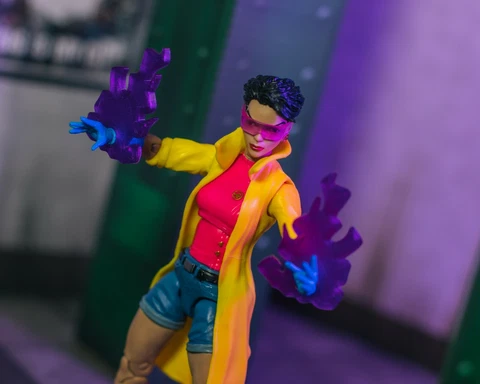 Jubilee Purple Hand Powers/Flames x2 EFFECTS ONLY Marvel Legends 1/12 Cover