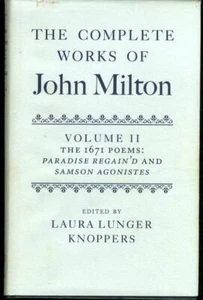 Complete Works of John Milton Volume 2 by Laura Lunger Knoppers HC - Imagen 1 de 1