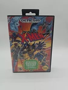 X-Men Sega Genesis CIB Complete in Box w/ Manual Authentic With Hangtab! - Picture 1 of 12