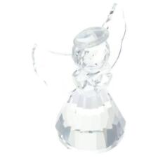 White Crystal Pretty Glass Angel Ornament Transparent Crystal  Decoration  Home