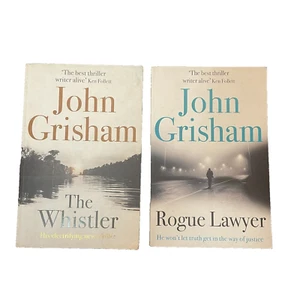 John Grisham Large Paperback Book x2 Bundle Crime Thriller Suspense Lot - Picture 1 of 14