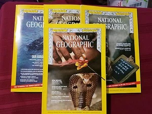 Vtg National Geographic 1970 Back Issues Lot of 4 Sep Thru Dec Vol. 138 No# 3-6  - Picture 1 of 5