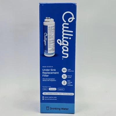 Culligan Under Sink Easy Change Replacement Filter Lead Reduction US-DC3-R - Image 1 of 4