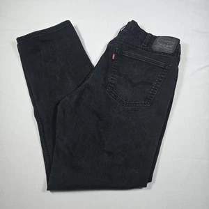 Levi Strauss Men’s W66 L34 Black Denim Jeans Original Riveted 541 - Picture 1 of 12