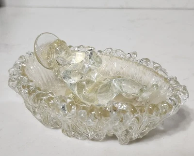 Vintage Venetian Art Glass Nativity Figurine Baby Jesus  - Image 1 of 4