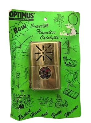 NEW Vintage Optimus International Hand Body Warmer Superior Flameless Catalytic - Image 1 of 4