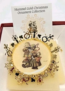 Juego de 36 marcos de filigrana colección adornos navideños dorados The Hummel - Imagen 1 de 13