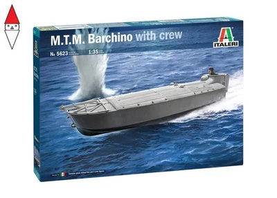 ITALERI 1/35 M.T.M. BARCHINO WITH CREW - Immagine 1 di 4