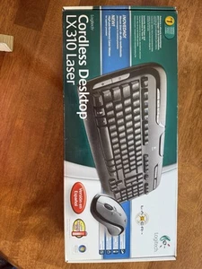 Logitech Cordless Desktop LX310 Wireless Keyboard / Laser Mouse Combo 920-000390 - Afbeelding 1 van 2