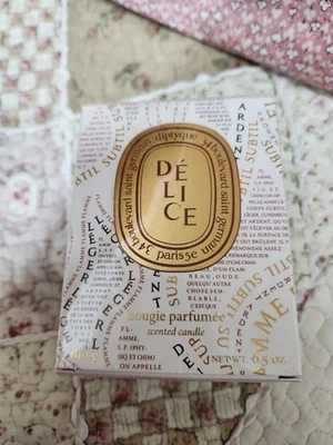 Vela perfumada Diptyque Delice edición limitada 6,5 oz - sellada y rara Foto 1 de 2