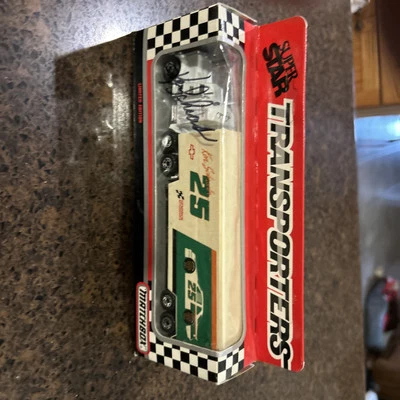 1990 Matchbox Ken Schrader Transporter Autographed!! - Image 1 of 3