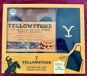 NUEVO Juego de Regalo Yellowstone Dutton Family Libro de Cocina y Delantal Recetas "Gator" Guilbeau - Imagen 1 de 2