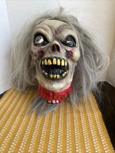 Hängender Zombie Kopf Halloween Dekoration Requisite Gruselig! - Bild 1 von 5