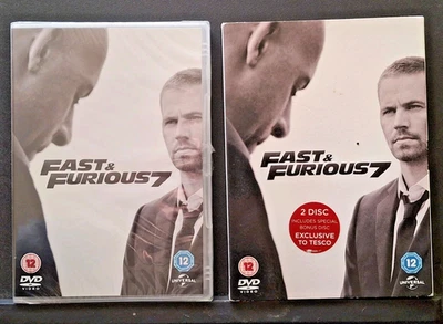 NEW & Sealed Fast & Furious 7 DVD Action (2015) 2 Disc Slipcover Edition  - Image 1 of 2