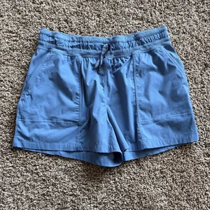 Women's Lululemon Oasis Blue Dance Studio High-Rise 3.5" Running Shorts Sz 12 - Picture 1 of 6