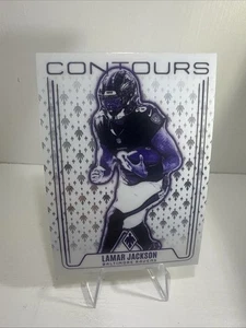 2024 Panini Phoenix - Contours Lamar Jackson #CON-LJN - Picture 1 of 7