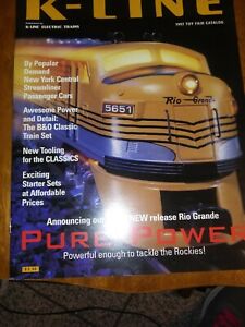 K-Line Electric Trains 1997 Toy Fair Catalog - Model Trains & Railway Books