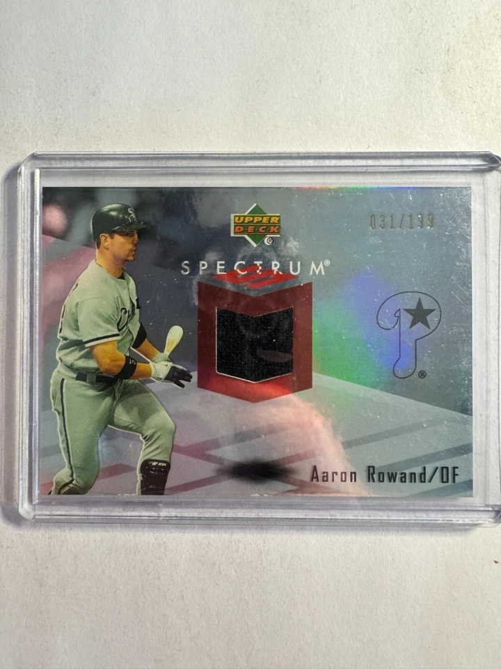 K258,019 - 2007 Upper Deck Spectrum Swatches #AR Aaron Rowand #/199 - Image 1 of 1