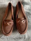 Coach Fortunata brown suede flat driving moccasin Size 7.5