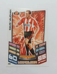 Match Attax Premier League 2012/13 David Vaughan Sunderland No 261 Base Card - Picture 1 of 2