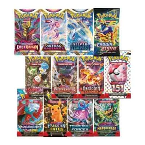 Pokémon TCG Sealed Loose Booster Packs! Choose Your Set! SWSH + Scarlet & Violet - Picture 1 of 61