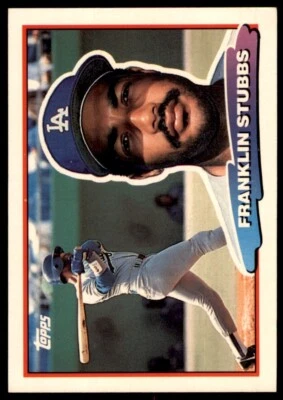 1988 Topps Big Franklin Stubbs 2088 Los Angeles Dodgers #112 - Image 1 of 2