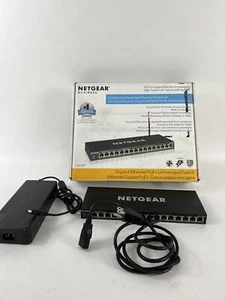 NETGEAR 16-Port PoE+ Gigabit Ethernet Unmanaged Essentials Switch (GS316PP) - - Photo 1/7