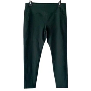 Zella High Waist Studio Luxe Pocket 7/8 Leggings 1X dunkelgrün dehnbar Activewe - Bild 1 von 5