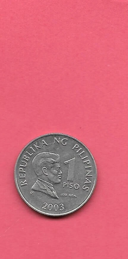 PHILIPPINES KM269a 2002 XF-SUPER fine-nice  LARGE CIRCULATED PISO COIN - Image 1 of 1