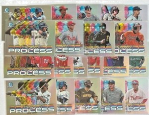 2023 Bowman Chrome Prospect Process Insert You Pick Complete Your Set 1-20