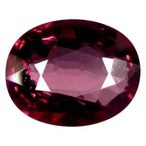 1.54 ct AAA+ Attractive Oval Shape (8 x 6 mm) Pinkish Red Rhodolite Garnet - Picture 1 of 1