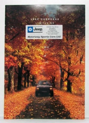 Jeep Cherokee Limited SE 1985 1986 1987 1988 1989 1990 folleto de ventas Foto 1 de 3