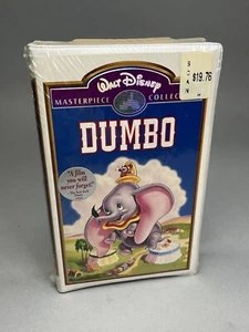 Vintage Walt Disney's Classic Dumbo The Animated Movie Sealed VHS Tape - Picture 1 of 6